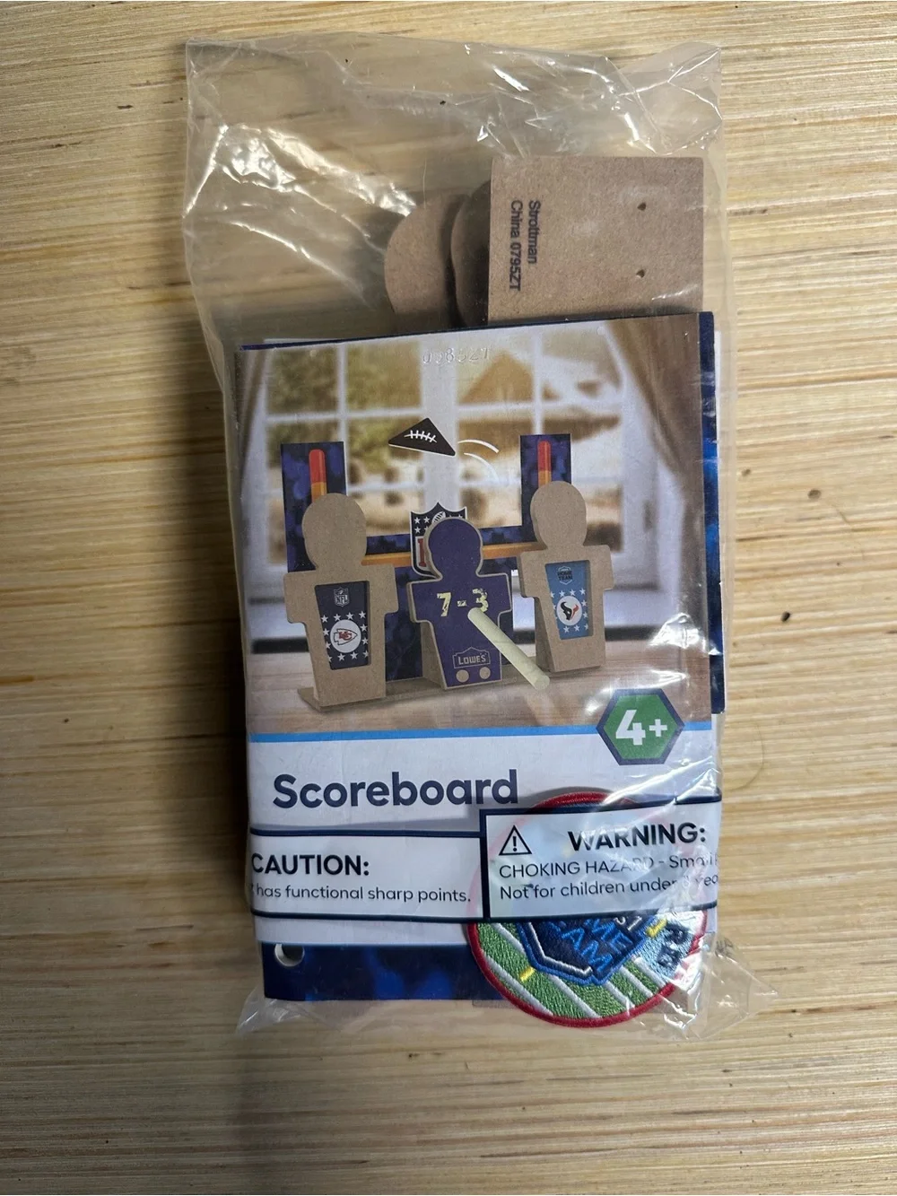 Scoreboard Kids Building Set - Neutral Wood Color